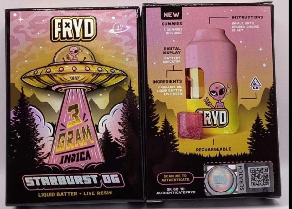 FRYD 3gram & gummies             (label)😁